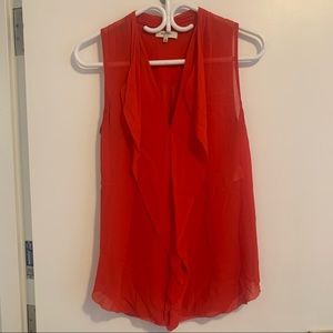 Aritzia Babaton Ainsley silk blouse, small